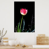 Poster à tulipe du printemps (Cuisine)