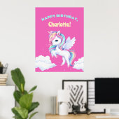 Poster à une fête d'anniversaire magique. (Bureau à domicile)