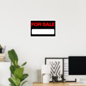 Poster À vendre (Bureau à domicile)
