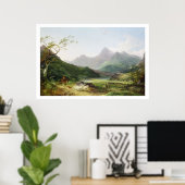 Poster A View of Snowdon from Capel Curig, 1787 (Bureau à domicile)