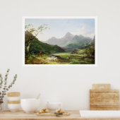 Poster A View of Snowdon from Capel Curig, 1787 (Cuisine)