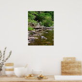 Poster A View of the Greenbrier River (Cuisine)