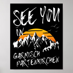 Poster A Voir À Garmisch Partenkirchen Allemagne Vacances