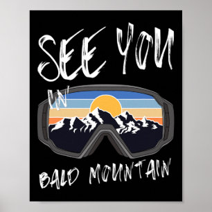 Poster A Voir Dans Bald Mountain Vacances Ski Goggl