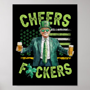 Poster À votre santé Ers St Patricks Day Drôle de bière à