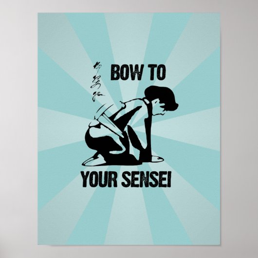 POSTER À VOTRE SENSEI (Devant)