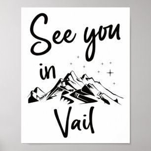 Poster À vous revoir à Vail Usa Vacances Ski Randonnée _1
