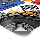 Poster A-Z Monster Truck Parts Alphabet (Coin)