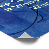 Poster AA. Continuez à revenir Il fonctionne si vous trav (Coin)