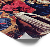 Poster Aachen Altar (Passionstriptychon) Panneau médian : (Coin)