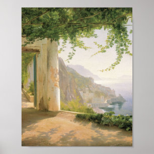 Poster Aagaard Loggia Amalfi Italy Painting