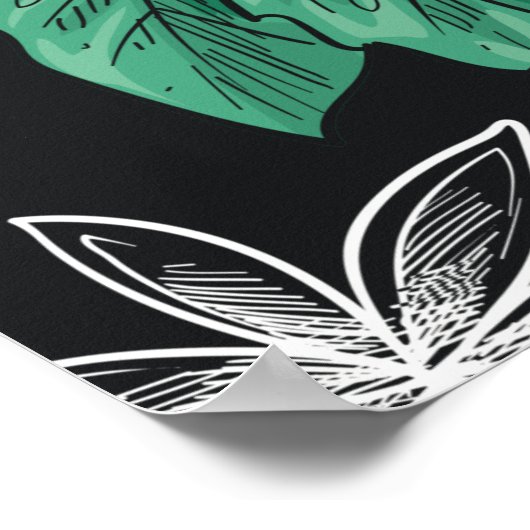 Poster Aangepast menu (Hoek)