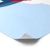 Poster aangepaste draagbanner vliegtuig - Afdruk (Hoek)