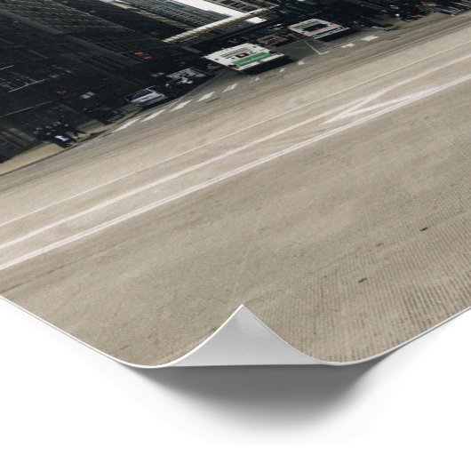 Poster Aangepaste foto (Hoek)