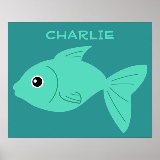 Poster aangepaste visbenaming bevestigen (Voorkant)
