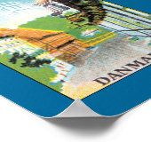 Poster Aarhus Danmark (frontière) (Coin)