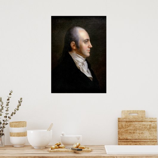 Poster Aaron Burr Portrait (Cuisine)