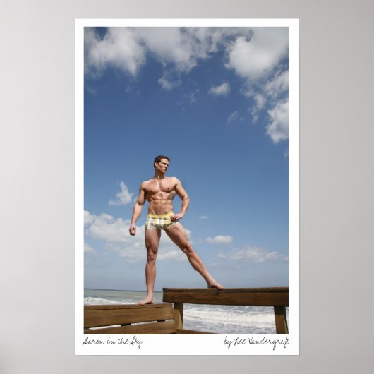 Poster Aaron in the Sky par Lee Vandergrift (Devant)