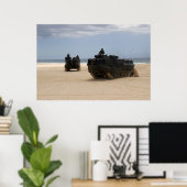 Poster AAV7A1 Véhicules d'attaque amphibies (Bureau à domicile)