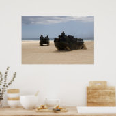 Poster AAV7A1 Véhicules d'attaque amphibies (Cuisine)