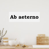 Poster Ab aeterno (Cuisine)