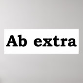 Poster Ab supplémentaire (Devant)