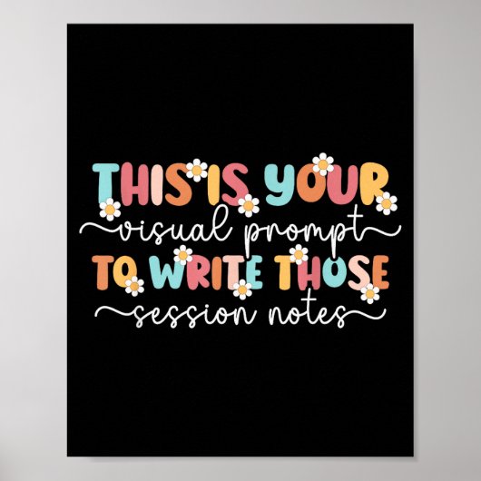 Poster Aba Therapist Aba Therapy Applied Behavior Analysi (Devant)