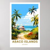 Poster Abaco Iles Bahamas Imprimer (Devant)