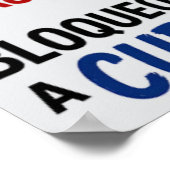 Poster Abajo El Bloqueo A Cuba (Coin)