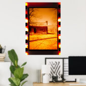 Poster Abandon du Cabine occidental sur le cinéma (Bureau à domicile)