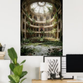 Poster Abandoned Theater Nature Reclaimed (Bureau à domicile)