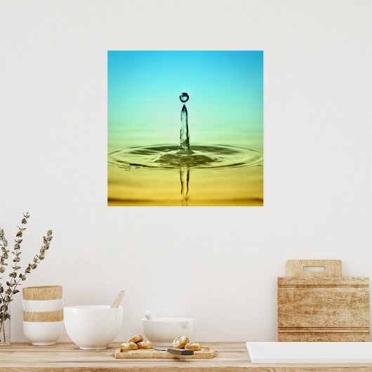 Poster Abattement d'eau (Cuisine)