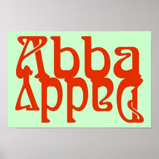 Poster Abba Daddy (Père Dieu) (Devant)
