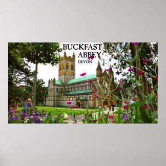 Poster abbaye de buckfast, devon