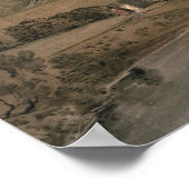 Poster Abbaye de Kirkstall, Yorkshire - Soirée (Coin)