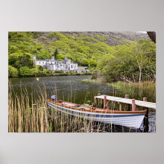 Poster Abbaye de Kylemore, Irlande. L'abbaye de Kylemore (Devant)