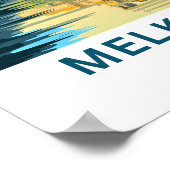 Poster Abbaye de Melk Autriche Imprimer (Coin)