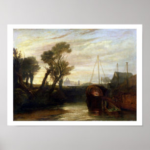 Poster Abbaye de Newark, 1807 (huile sur la toile)