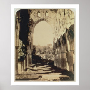 Poster Abbaye de Rievaulx, Yorkshire du Nord, 1854 (photo