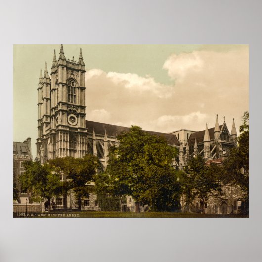 Poster Abbaye de Westminster, Londres, Angleterre (Devant)