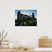 Poster Abbaye de Whitby au coucher du soleil (Cuisine)