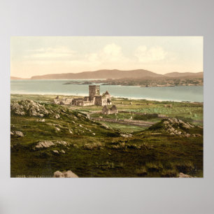 Poster Abbaye d'Iona, Argyll et Bute, Écosse
