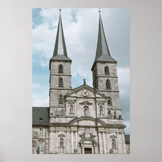 Poster Abbaye Michaelsberg à Bamberg (Devant)