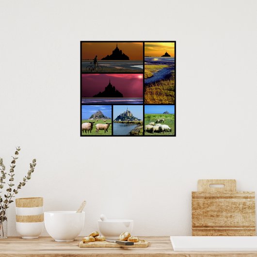 Poster Abbaye Mont-Saint-Michel (Cuisine)