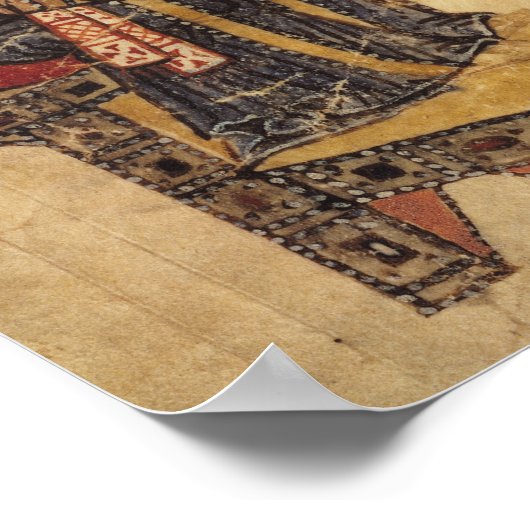 Poster Abbé John offrant le manuscrit Benedict (Coin)