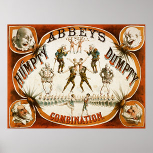 Poster Abbey's Humpty Dumpty Combination Circus