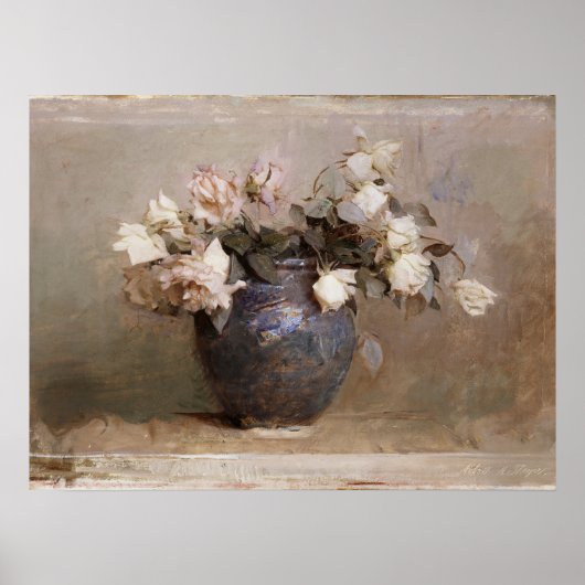 Poster Abbott Handerson Thayer Roses Encore Vie Fleurs (Devant)