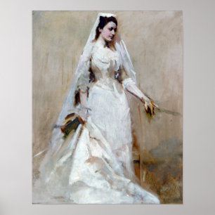 Poster Abbott Handerson Thayer Une Mariée