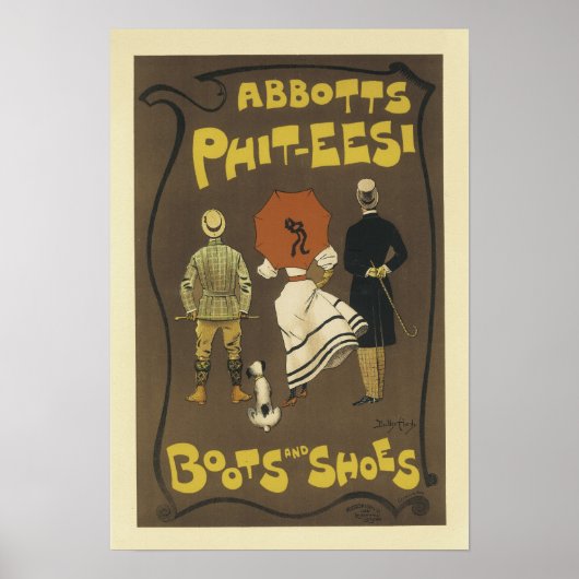 Poster Abbotts Phit-eesi Bottes et chaussures (Devant)