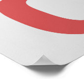 Poster ABC 123 Numéros alphabétiques de l'affiche (Coin)